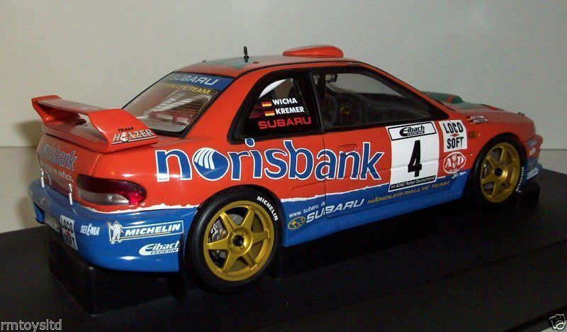 AUTOART 1/18 - 80091 SUBARU IMPREZA WRC 2000 GERMAN TEAM - KREMER / WICHA
