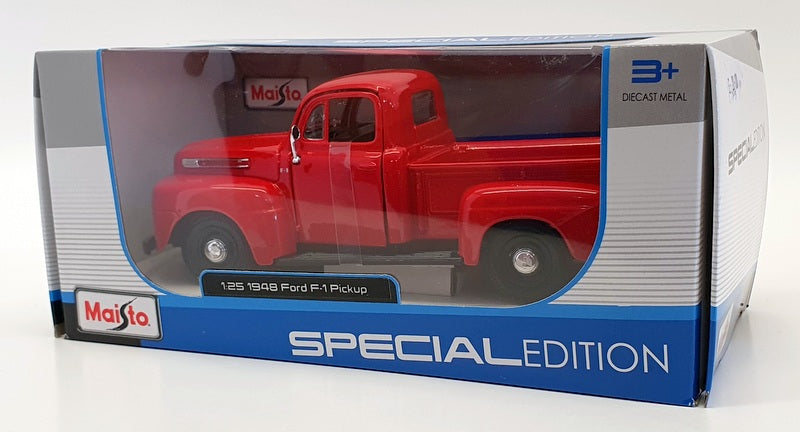 Maisto 1/25 Scale Diecast 31935 - 1948 Ford F1 Pickup - Red