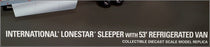 Diecast Masters 1/50 Scale 71043 - International Lonestar & 53' Fridge Van