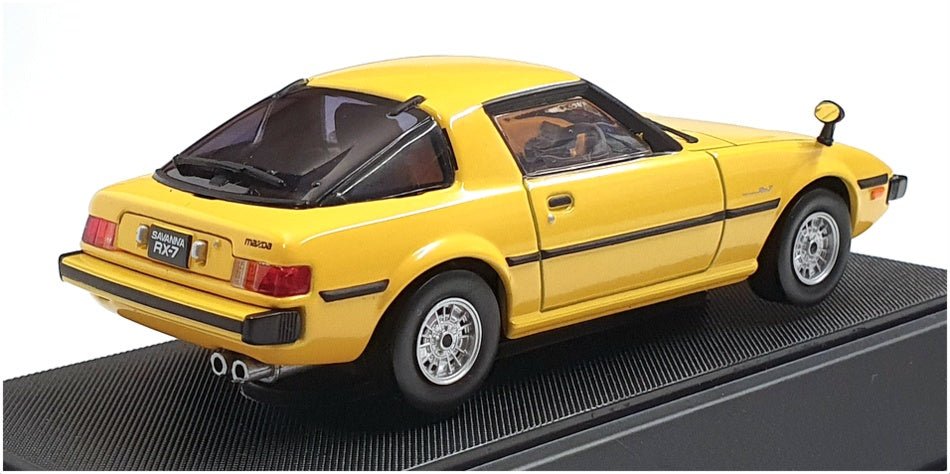 Ebbro 1/43 Scale Diecast 149 - 1978 Mazda Savanna RX-7 - Yellow