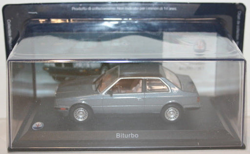 Altaya 1/43 Scale - Maserati BiTurbo 1982 - Met Grey