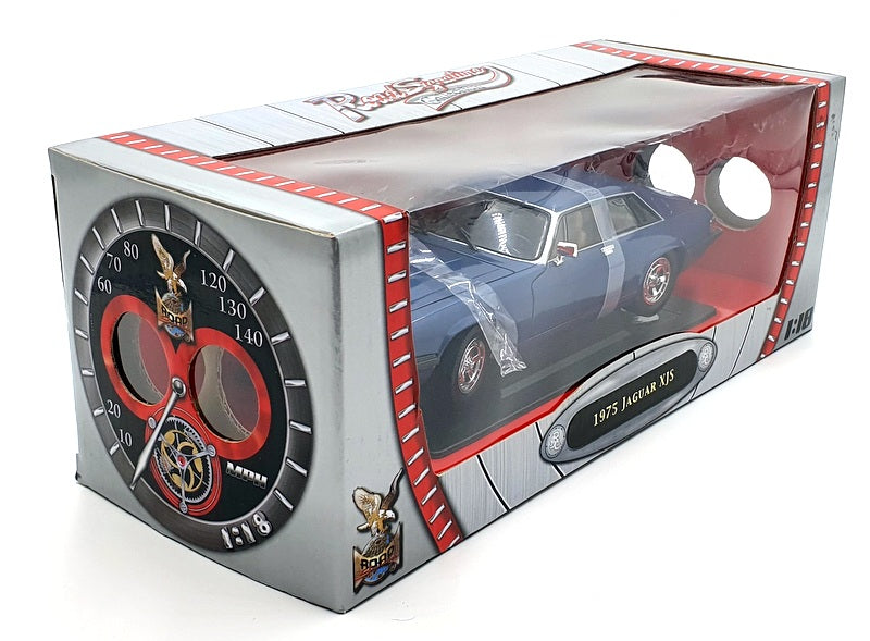 Road Signature 1/18 Scale Diecast - 92658 1975 Jaguar XJS Metallic Blue