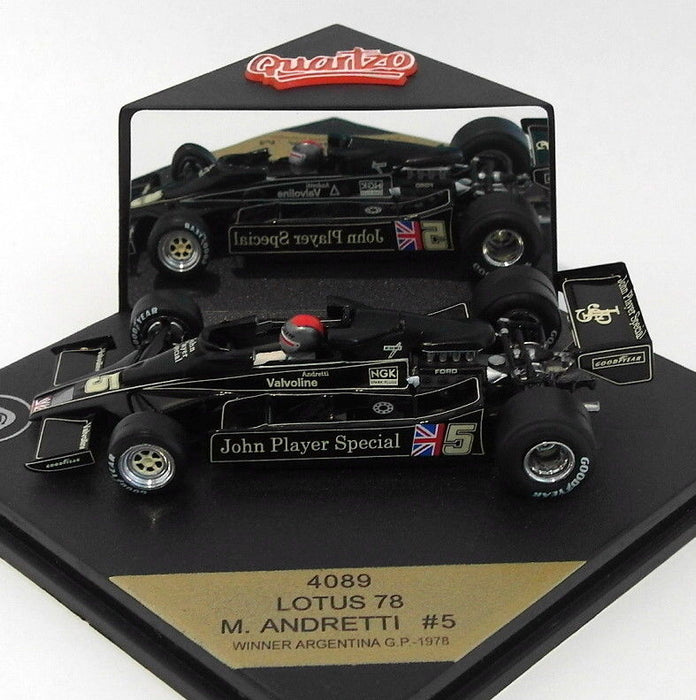 Quartzo 1/43 Scale 4089 - Lotus 78 F1 - 1st Argentina GP 1978 #5 Andretti