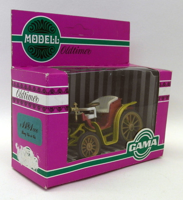 Gama 1/46 Scale Vintage Model Car - s1181 Mercedes Benz Vis A Vis Red Gold