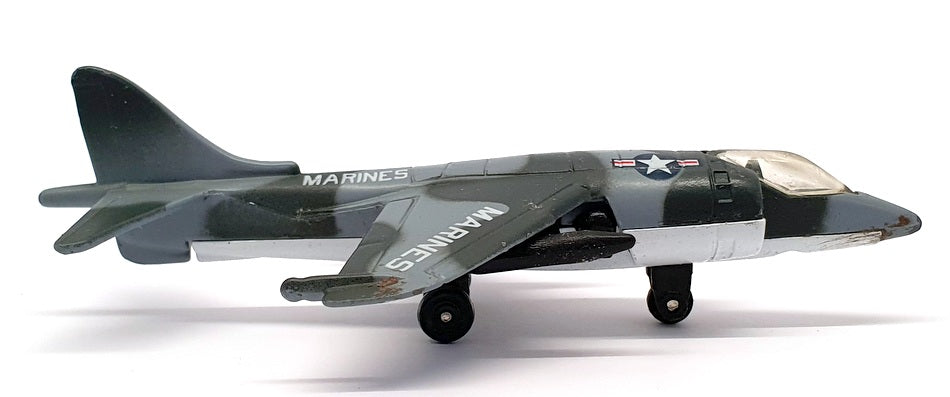 Matchbox Skybusters 1/64 Scale Aircraft SB-27 - Harrier Jet - Green/Grey