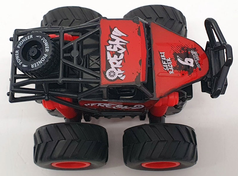 Kandy Toys 12cm Long TY3509 - Rock Crawlers 4WD Power Friction Power - Red