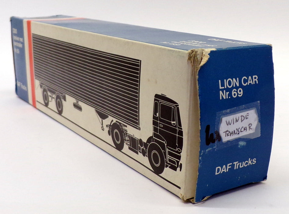 Lion Toys 1/50 Scale Truck No.69 - DAF 2300 Eurotrailer - Winde Transcar