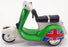 Kandy Toys 10cm Long Scooter TY2587 - Scooter Pull Back And Go - Green/White