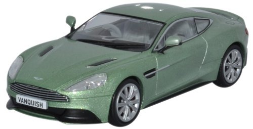 Oxford Diecast 1/43 Scale AMV001 - Aston Martin Vanquish Coupe Appletree Green