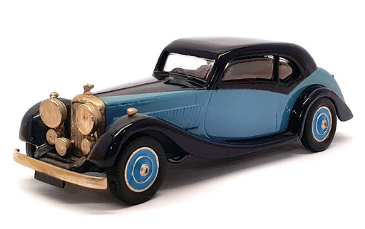 Western Models 1/43 Scale No. 4 - 1937 Bentley 3.5L 2Dr Saloon - 2-Tone Blue