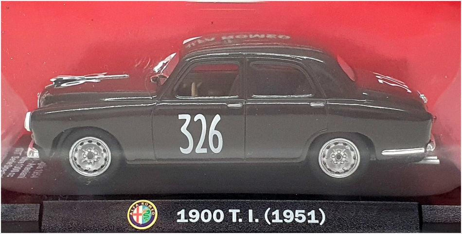 Altaya 1/43 Scale AL17223A - Alfa Romeo 1900 T.I. #326 Mille Miglia 1954 - Brown