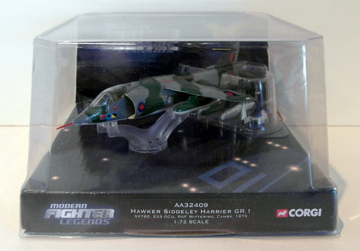 Corgi 1/72 AA32409 Hawker Siddeley Harrier GR1 XV762 RAF Wittering