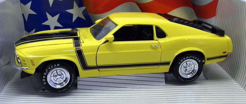 Ertl 1/18 Scale Diecast 7484 - 1970 Ford Boss 302 Mustang - Yellow