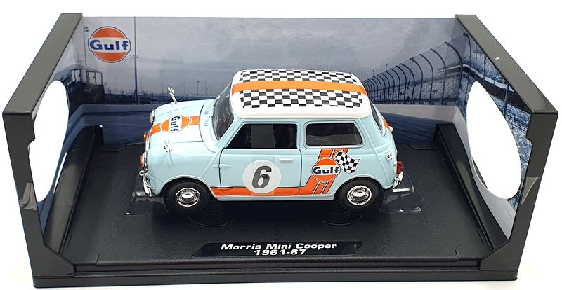 MotorMax 1/18 Scale Diecast 79743 - Morris Mini Cooper 1961-67 Gulf