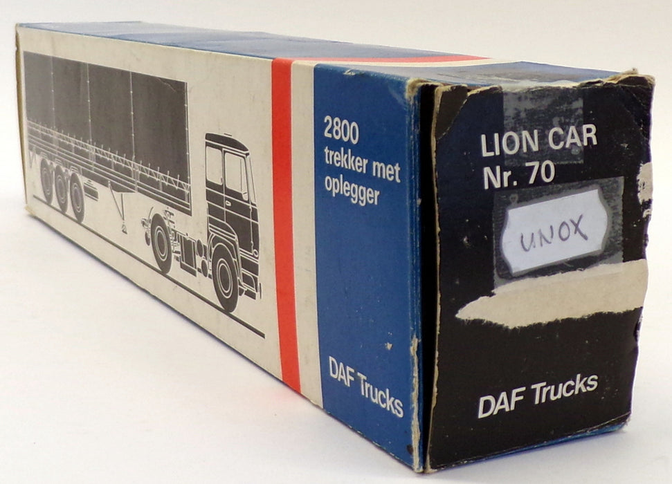 Lion Toys 1/50 Scale Truck No.70 - DAF 2800 Trekker Oplegger - Unox