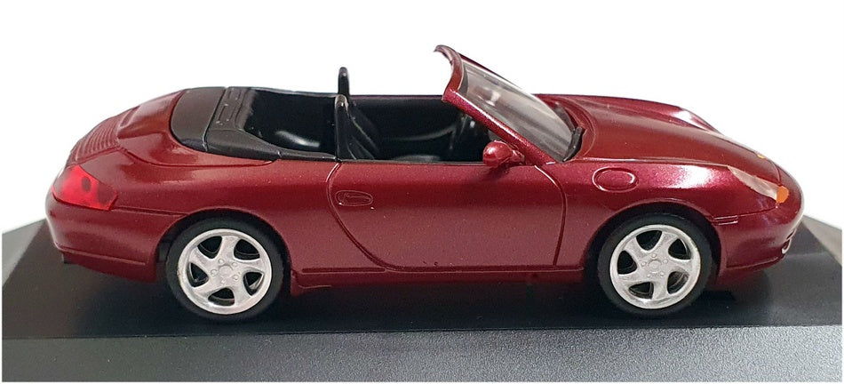 Herpa 1/87 Scale WAP 022 022 97 - Porsche 911 Carrera Cabrio - Burgundy