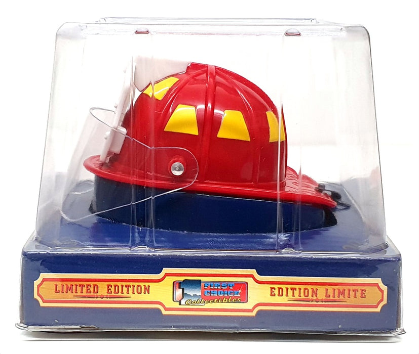 Code 3 Appx 10cm On Longest Side 60051 - Model Fire Helmet - Red/Yellow