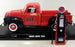 Greenlight Models 1/18 Scale 12984 - 1950 GMC & Gulf Gas Pump - Red/Black