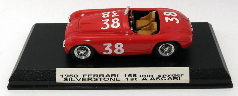 Art Model 1/43 Scale ART096 - Ferrari 166MM Spyder Silverstone 1950 - A.Ascari