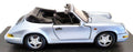 Anson 1/18 Scale Model Car 30309-W - Porsche 911 Carrera 4 Cabriolet  - Silver
