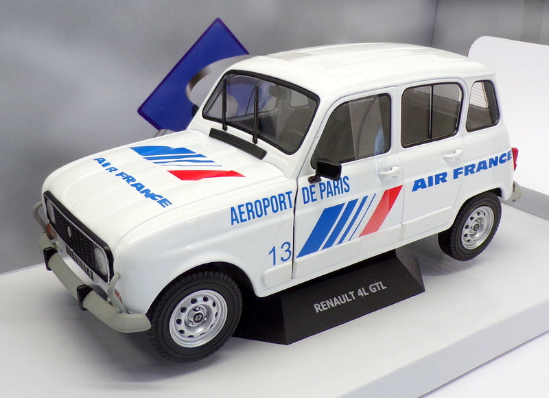 Solido 1/18 Scale S1800108 - Renault 4L GTL Air France - White