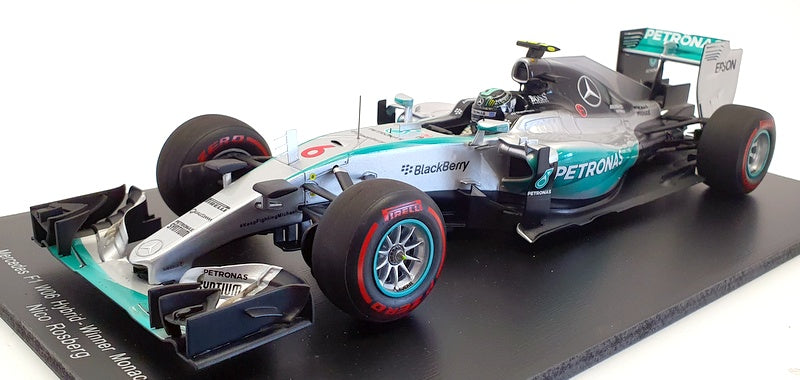 Spark 1/18 Scale 18S174 - 2015 Mercedes AMG W06 Hybrid #6 N.Rosberg 1st Monaco