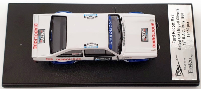 Trofeu 1/43 Scale Model Car RR.uk52 - Ford Escort Mk2 19th RAC Rally 1980
