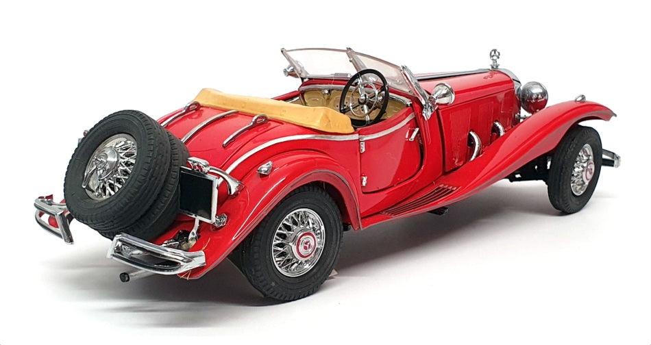 Franklin Mint 1/24 Scale 131022E - Mercedes 500K Special Roadster - Red