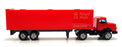 Corgi 18cm Long 1144 - Mercedes Benz Truck & Trailer Royal Mail - Red