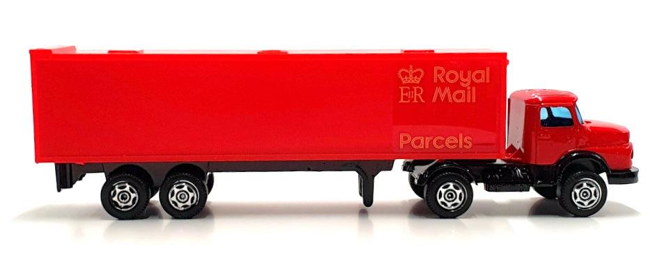 Corgi 18cm Long 1144 - Mercedes Benz Truck & Trailer Royal Mail - Red