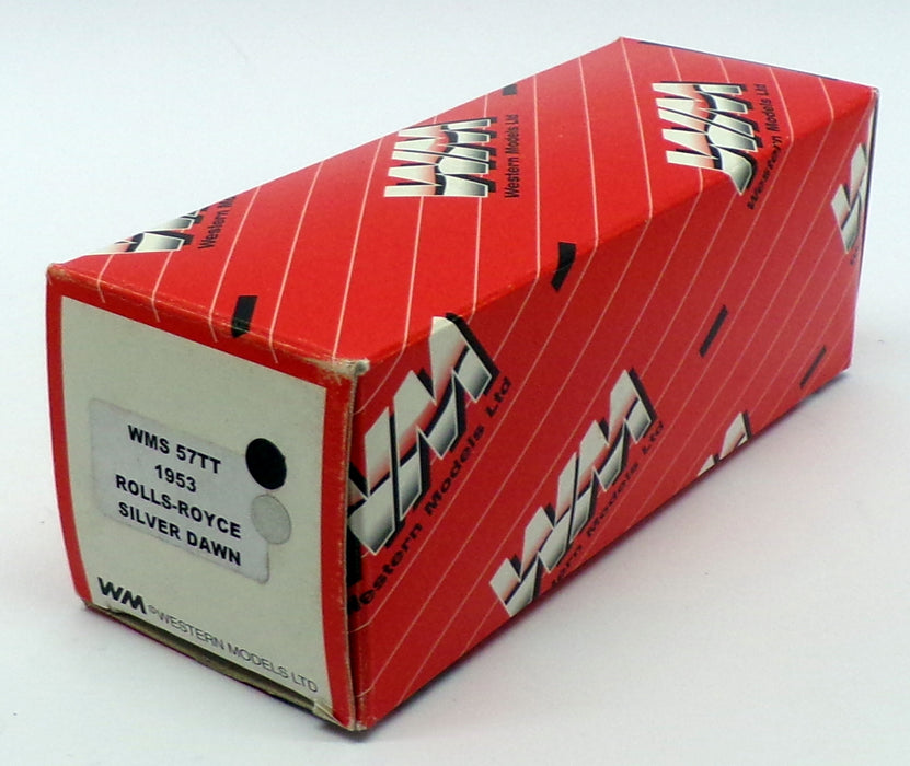 Western Models 1/43 Scale WMS57TT - 1953 Rolls Royce Silver Dawn - Black/Silver