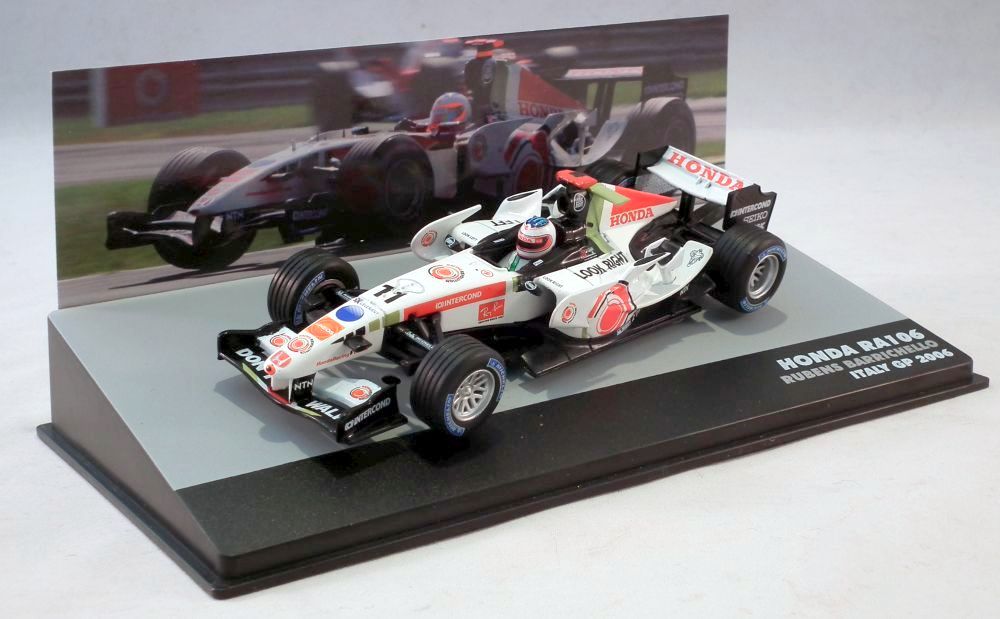 Atlas Editions 1/43 Scale 20219K - F1 Honda RA106 Italy GP 2006 Barrichello