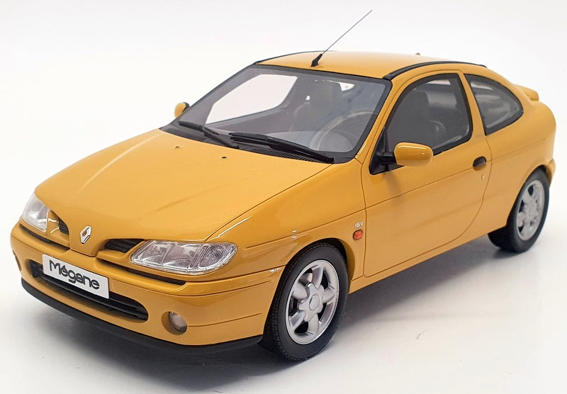 Otto 1/18 Scale Model Car OT343 - 2001 Renault Megane Coupe 2.0 16v - Yellow