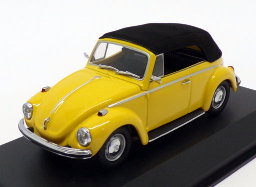 Maxichamps 1/43 Scale 940 055030 - 1970 VW 1302 Cabriolet - Yellow