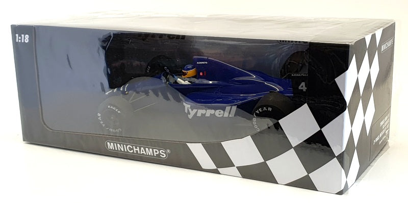Minichamps 1/18 Scale 110890304 - Tyrrell Ford 018 M.Alboreto 3rd Mexican 1989