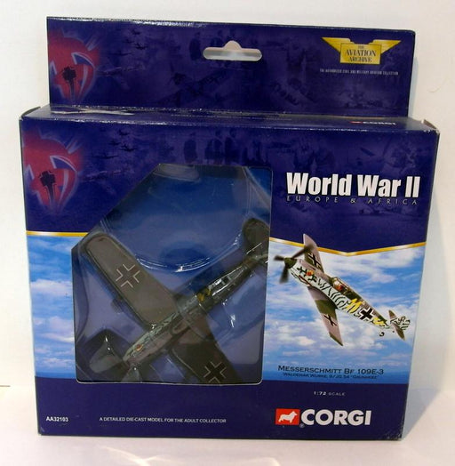 Corgi 1/72 AA32103 Messerschmitt BF 109E-3 Wubke 9/JG 54 Grunherz