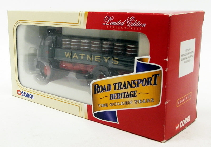 Corgi 1/50 Scale Diecast CC13304 - Morris Dropside Lorry & Barrels - Watneys