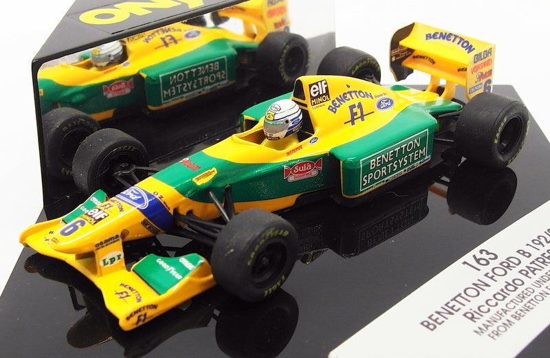 Onyx 1/43 Scale Model Car 163 - F1 Benetton Ford B192/93 - R.Patrese