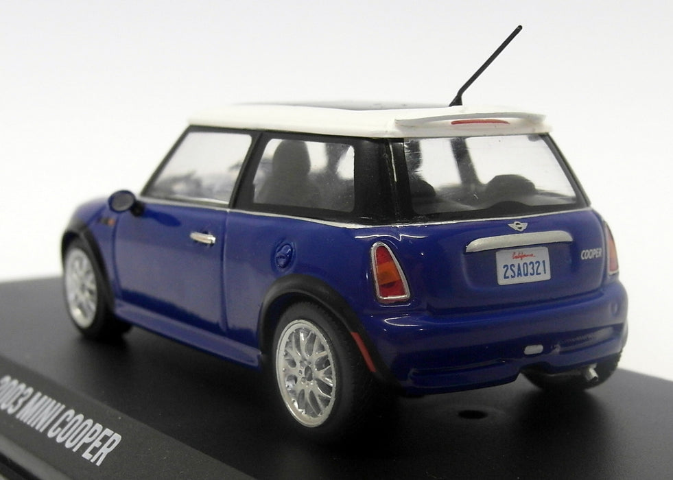 Greenlight 1/43 Scale Diecast 86546 Italian Job 2003 Mini Cooper Blue