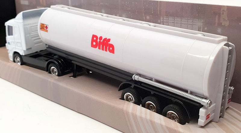 Corgi 1/64 Scale Model Truck 59544 - Scania Tanker Biffa - White