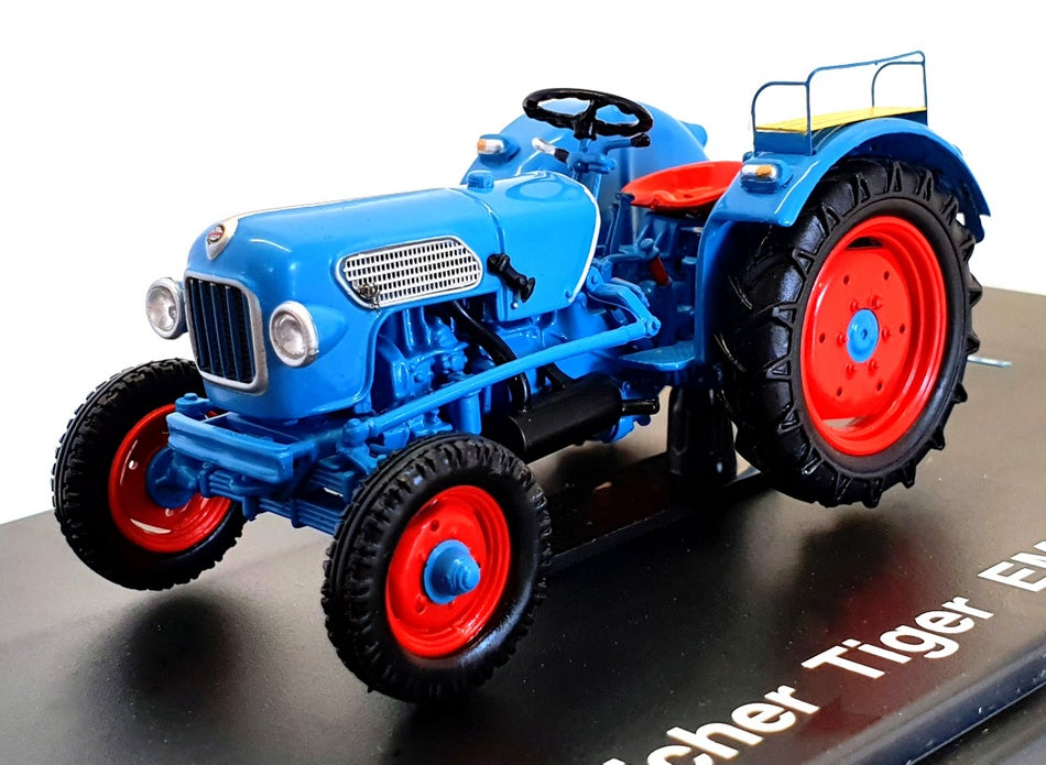 Schuco 1/43 Scale Model Tractor 02735 - Eicher Tiger EM 200 - Blue
