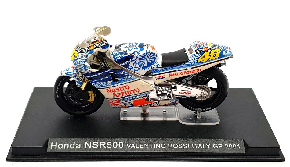 Ixo 1/24 Scale IX202 - Honda NSR500 Italy GP 2001 - #46 Valentino Rossi