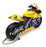 Minichamps 1/12 Scale 122 051004 Honda RC211V A. Barros MotoGP 2005 Yellow/Blue