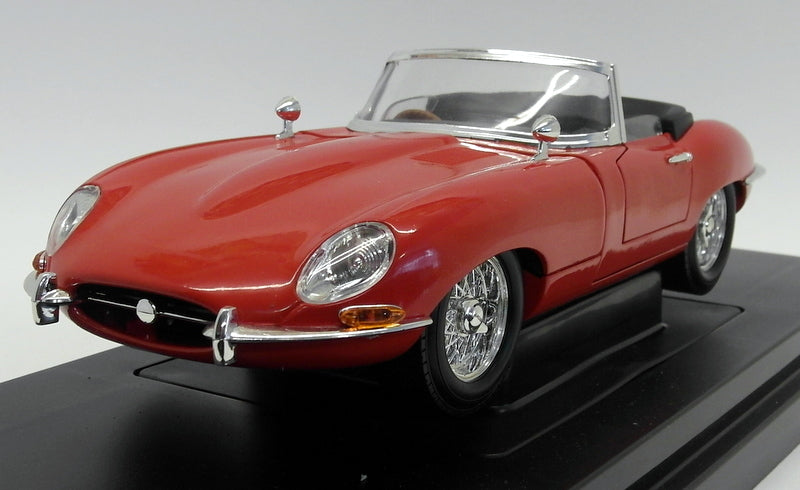 ERTL 1/18 Scale Diecast - 33715B 1967 Jaguar E-Type Roadster Red