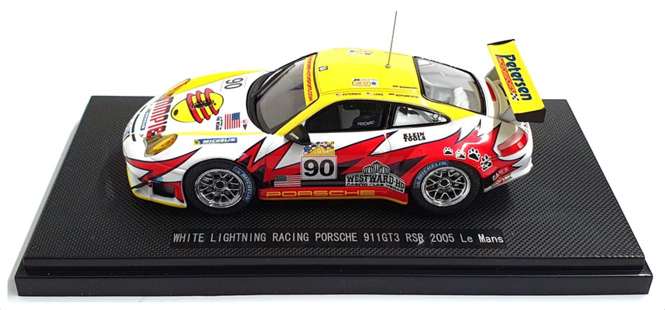 Ebbro 1/43 Scale 777 - White Lightning Racing Porsche 911 GT3 RSR Le ...