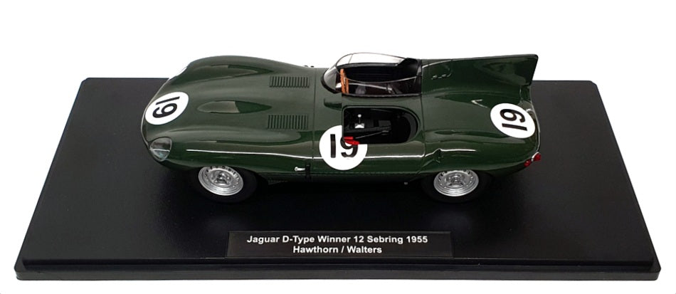 CMR 1/18 Scale CMR193 Jaguar D-Type 12 Sebring 1955 #19 Winner Hawthorn/Walters