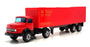 Corgi 18cm Long 1144 - Mercedes Benz Truck & Trailer Royal Mail - Red