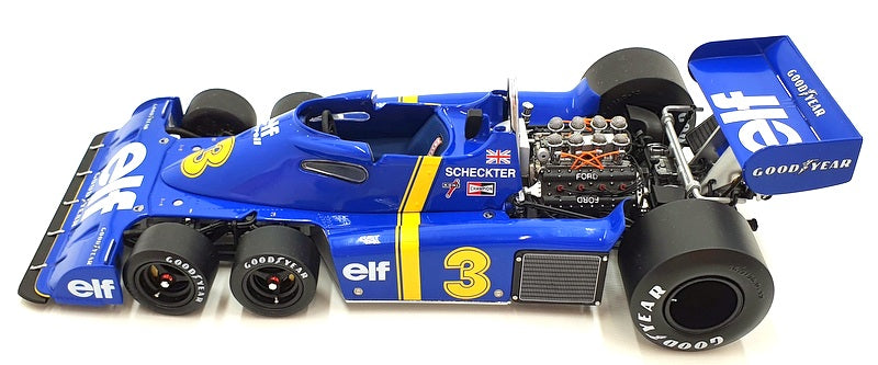 Exoto 1/18 Scale diecast 97040 Tyrrell Ford P34 6 Wheeler F1 J.Scheckter #3
