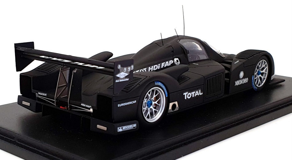 Spark 1/43 Scale S1271 - Peugeot 908 HDi FAP Test Car 2007 - Black