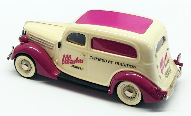 Illustra Models 1/43 Scale Model Van 35 - 1936 Ford Van - Illustra Livery